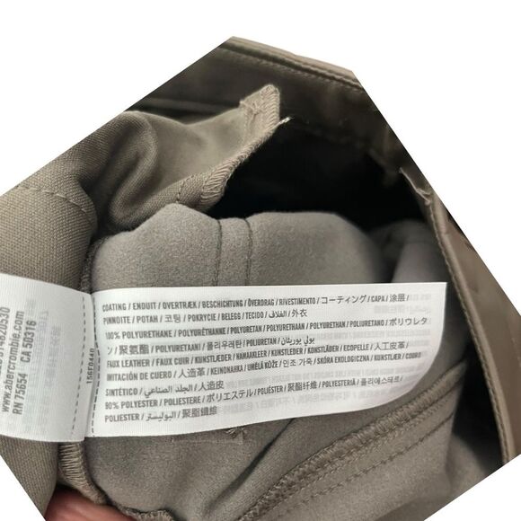 Abercrombie & Fitch 90s Straight Ultra High Rise Pants Women’s Size 26 Taupe - Picture 10 of 12